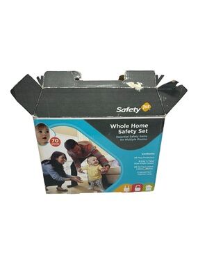 Safety 1st Whole Home Safety Set Outlet & Cabinet Hardware Kit - White